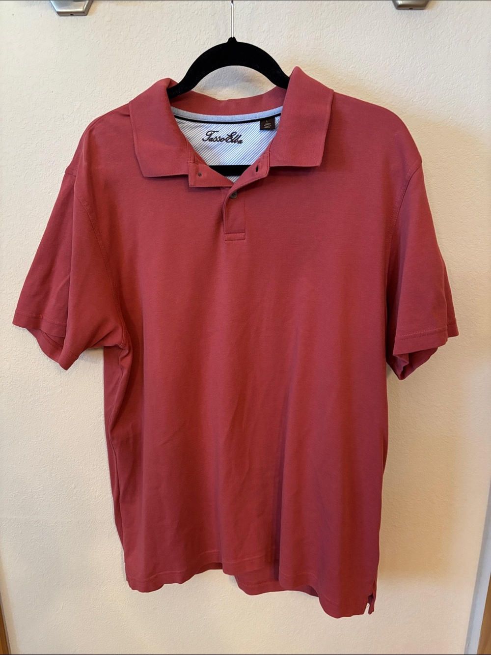 Tasso Elba Men's Dusty Red Polo Shirt